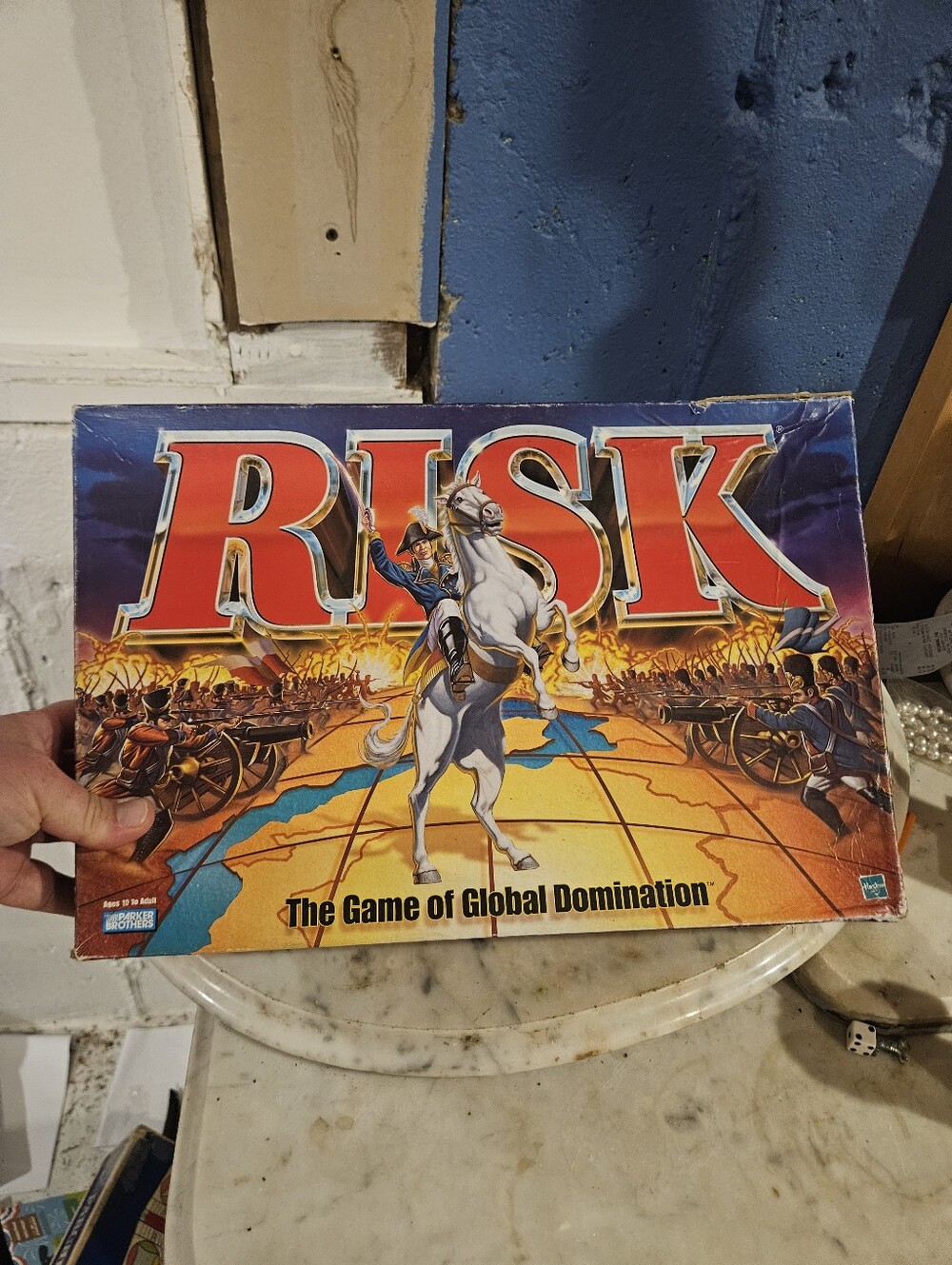 Risk Board Game of Global Domination; 1998 Parker Brothers Complete Vintage